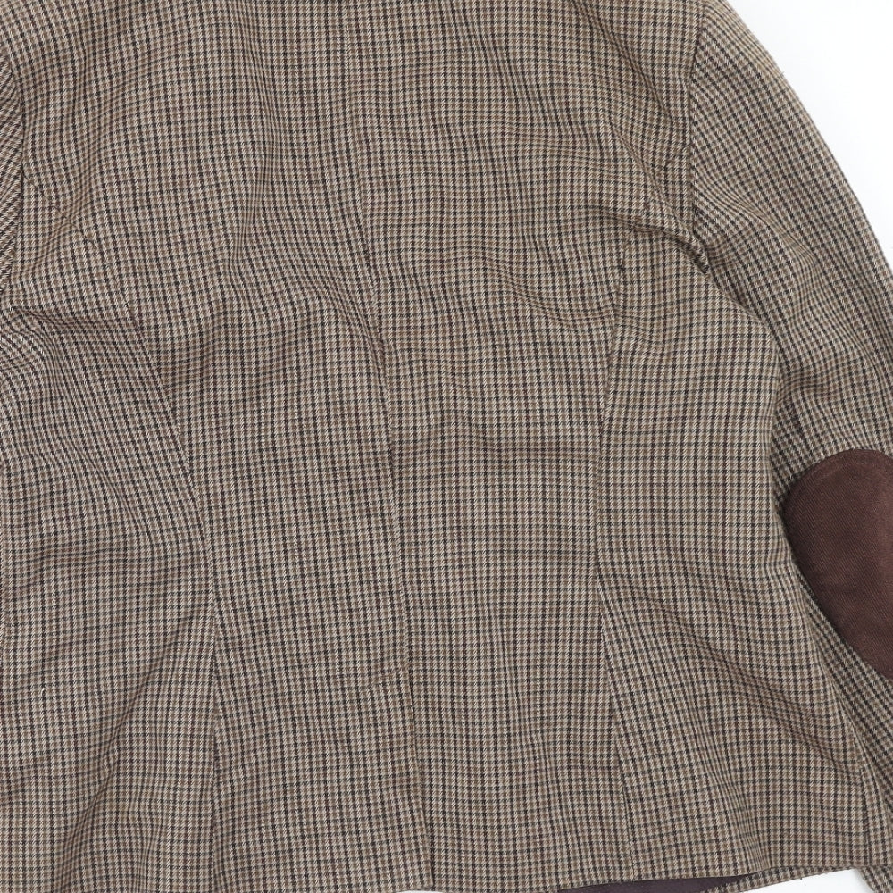 Atmosphere Womens Brown Jacket Blazer Size 14 Button