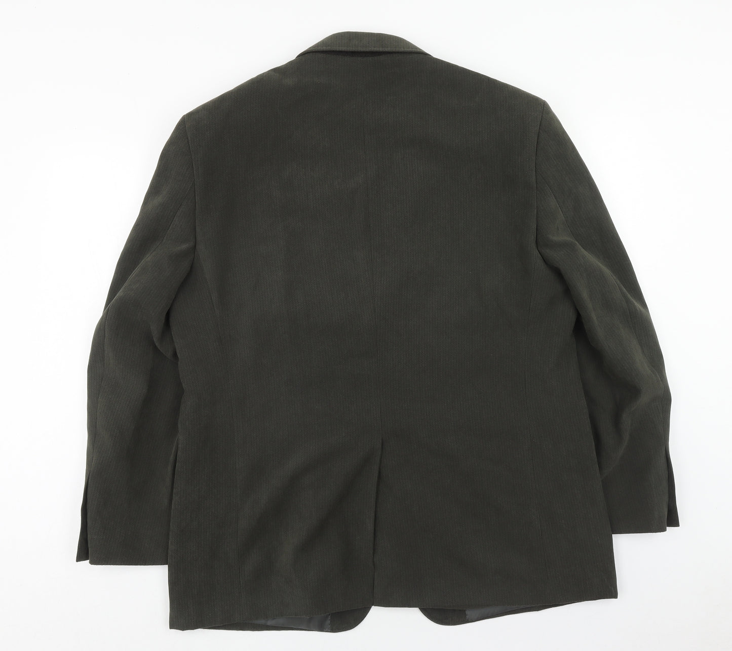 Marks and Spencer Mens Green Polyester Jacket Blazer Size 42