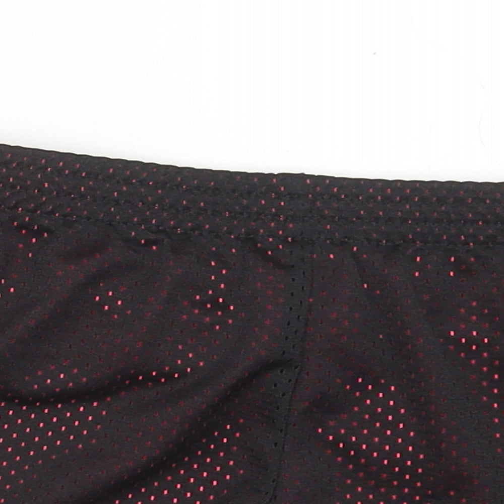 Matalan Girls Black Spotted Polyester Biker Shorts Size 6-7 Years Regular