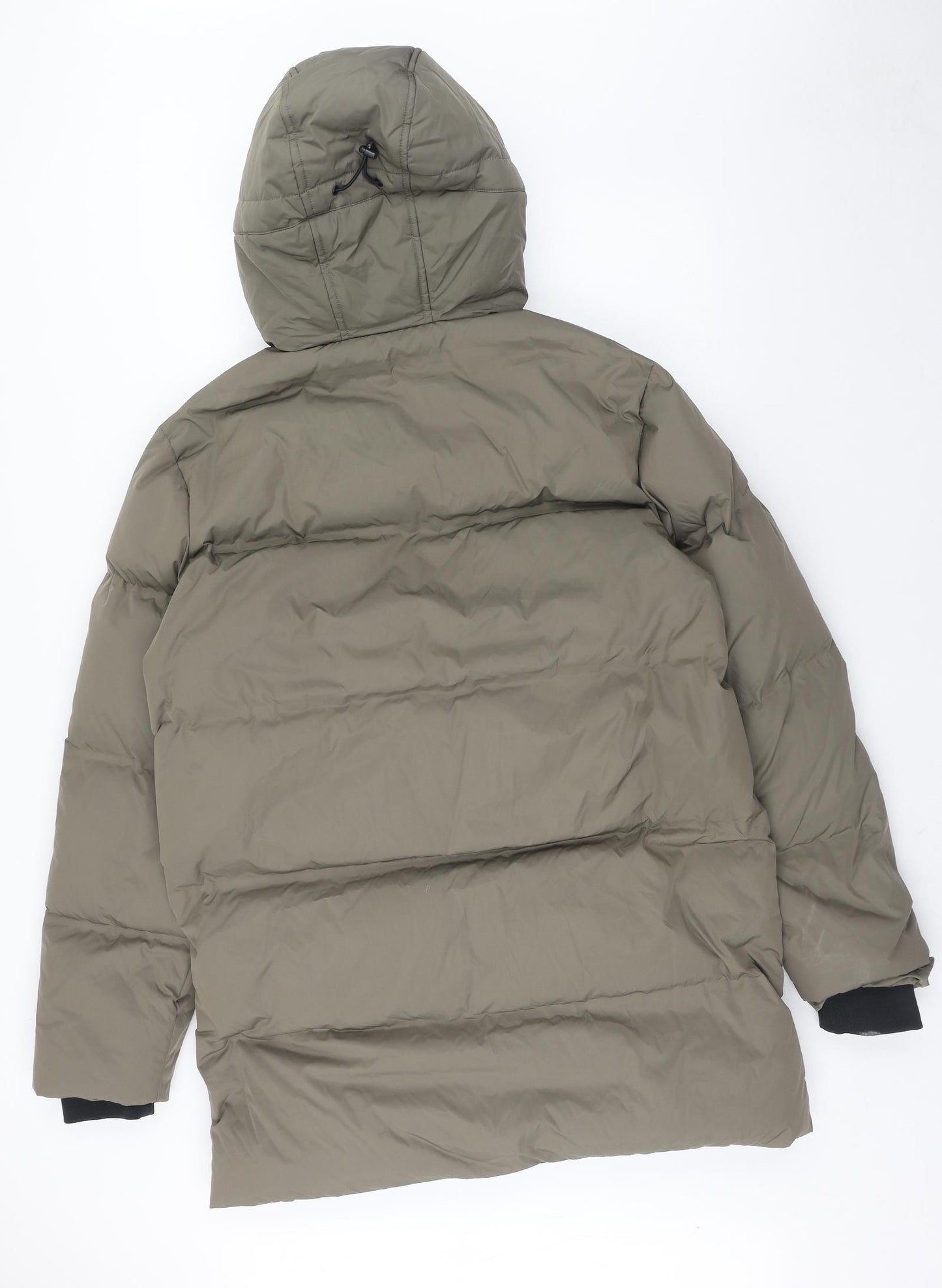 Marks and Spencer Mens Green Puffer Jacket Jacket Size XL Zip