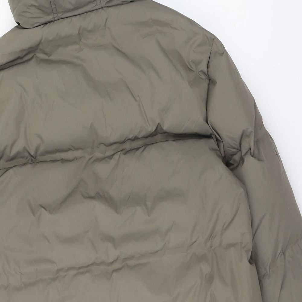 Marks and Spencer Mens Green Puffer Jacket Jacket Size XL Zip