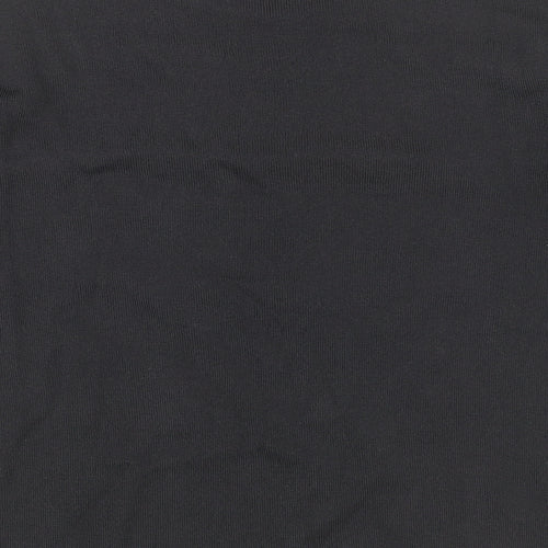 After Dark Womens Black Round Neck Floral Viscose Pullover Jumper Size S