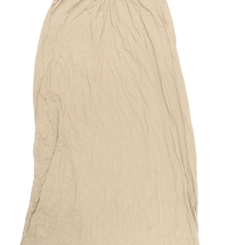 H&M Womens Brown Modal Maxi Size XS Off the Shoulder Pullover