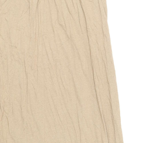 H&M Womens Brown Modal Maxi Size XS Off the Shoulder Pullover
