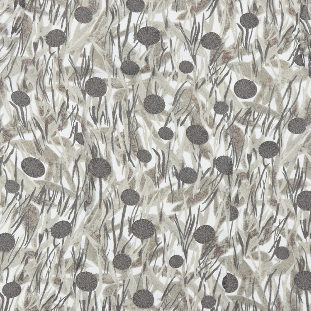 ELVI Womens Brown Geometric Polyester Basic T-Shirt Size 16 V-Neck