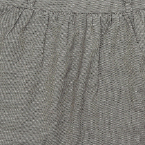Iora Womens Brown Polyester Mini Skirt Size L Zip