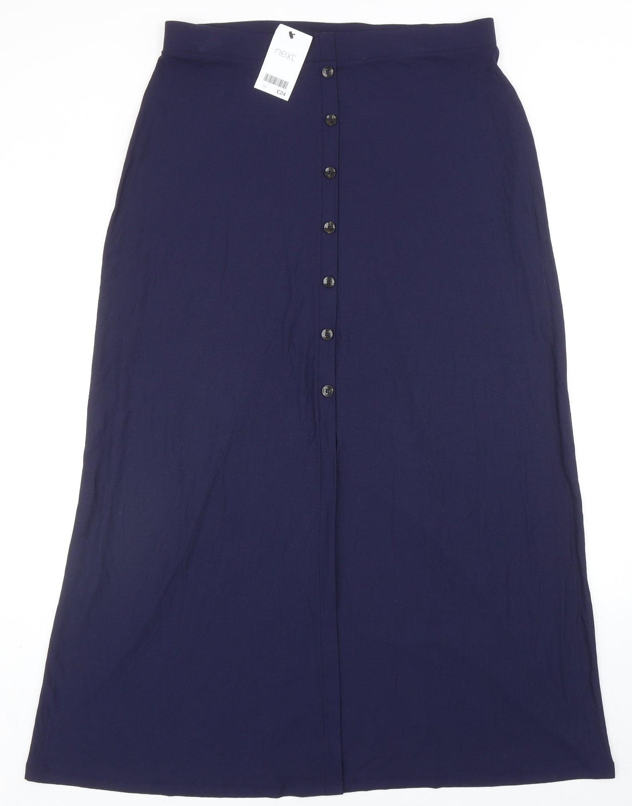 NEXT Womens Blue Viscose A-Line Skirt Size 18