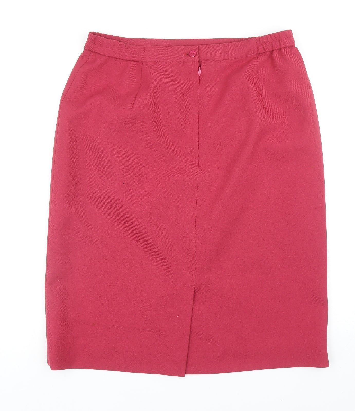 Eastex Womens Pink Polyester Straight & Pencil Skirt Size 18 Button