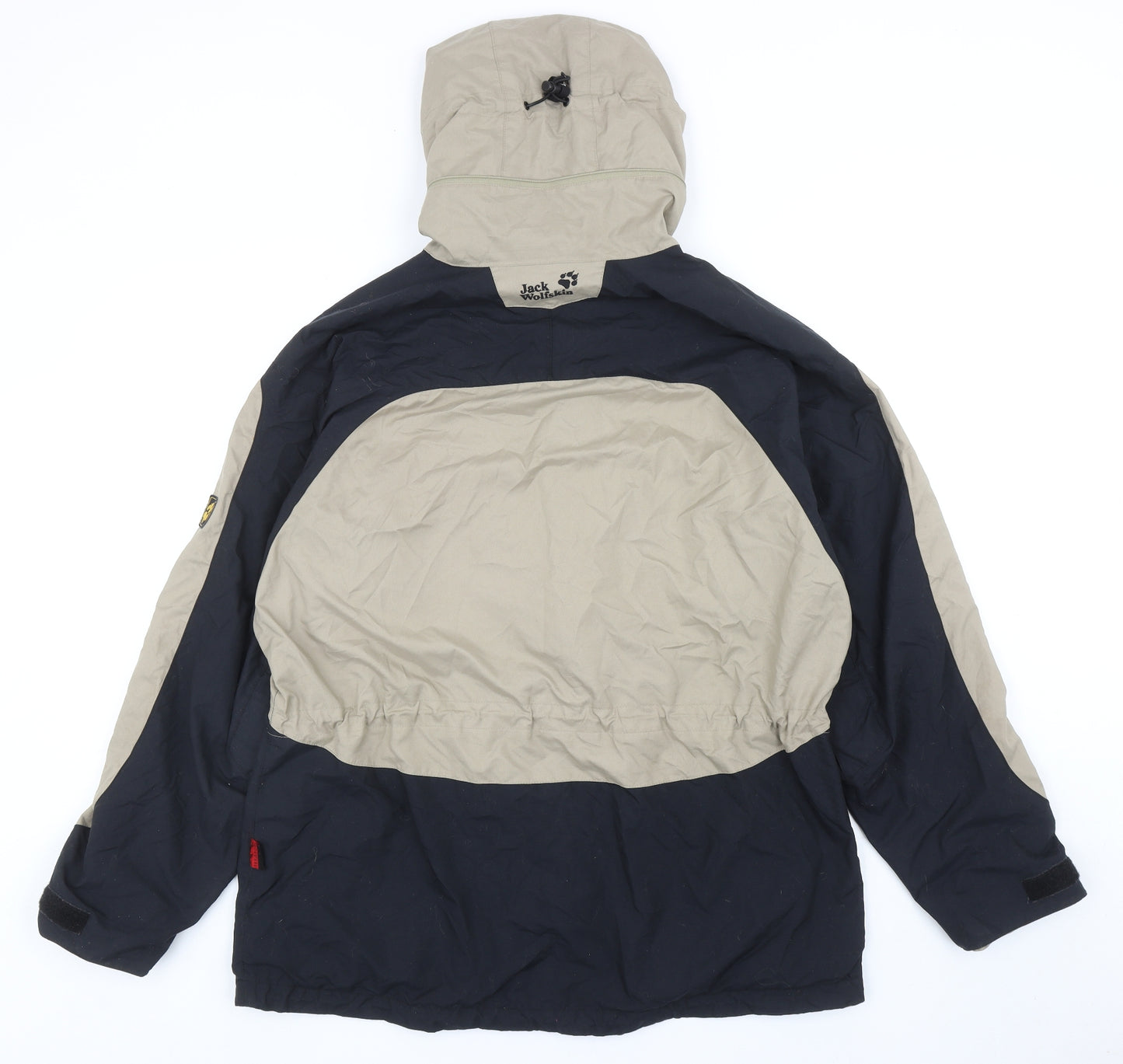 Jack Wolfskin Womens Beige Windbreaker Jacket Size XL Zip