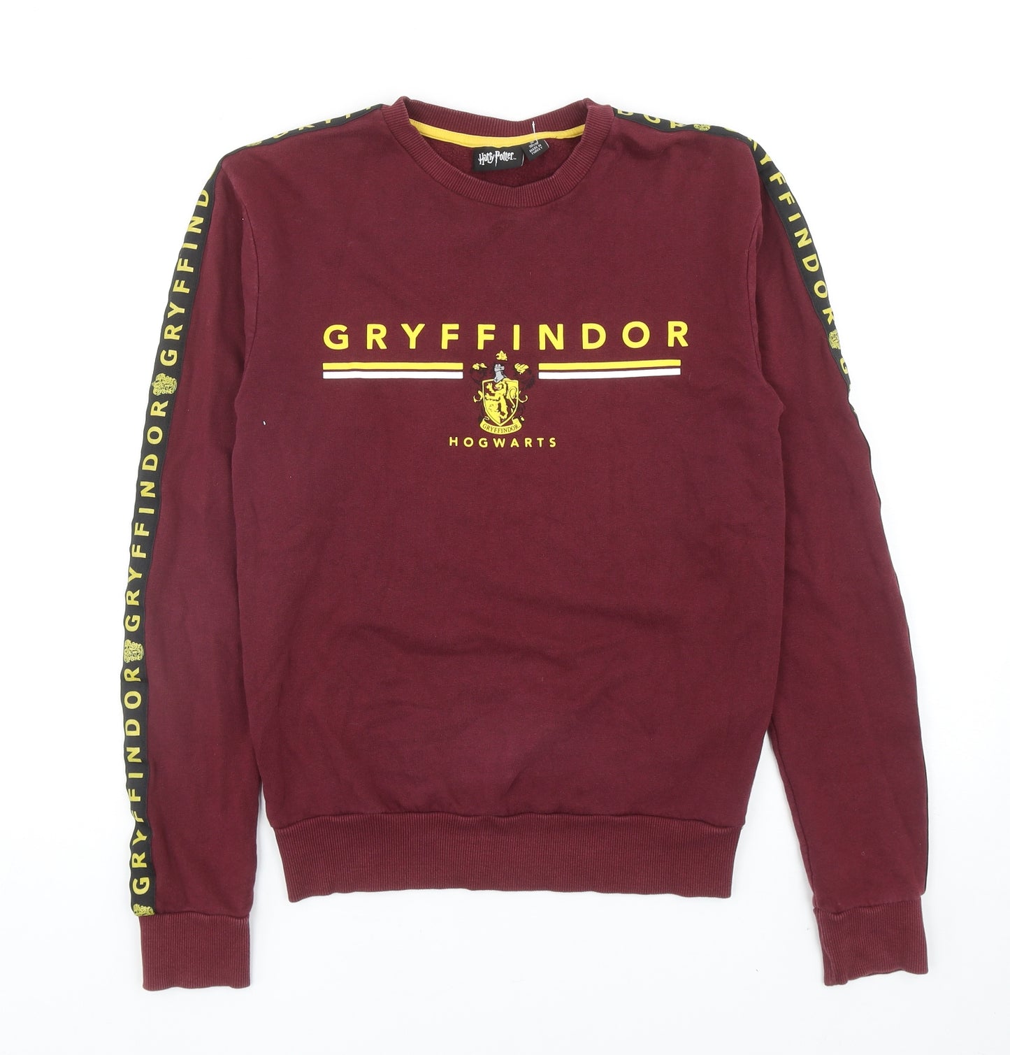 Primark Womens Red Cotton Pullover Sweatshirt Size XS Pullover - Harry Potter Gryffindor