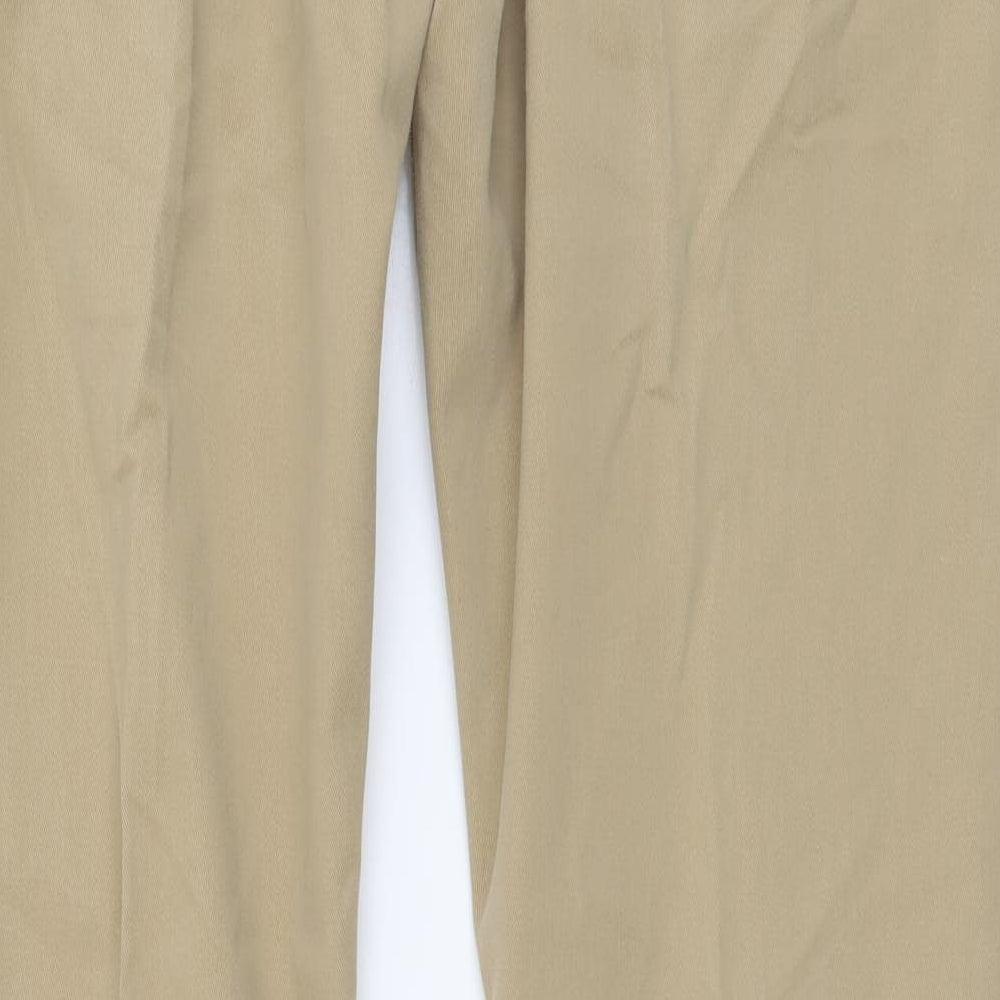 Zara Mens Beige Cotton Skinny Jeans Size 34 in L32 in Regular Button