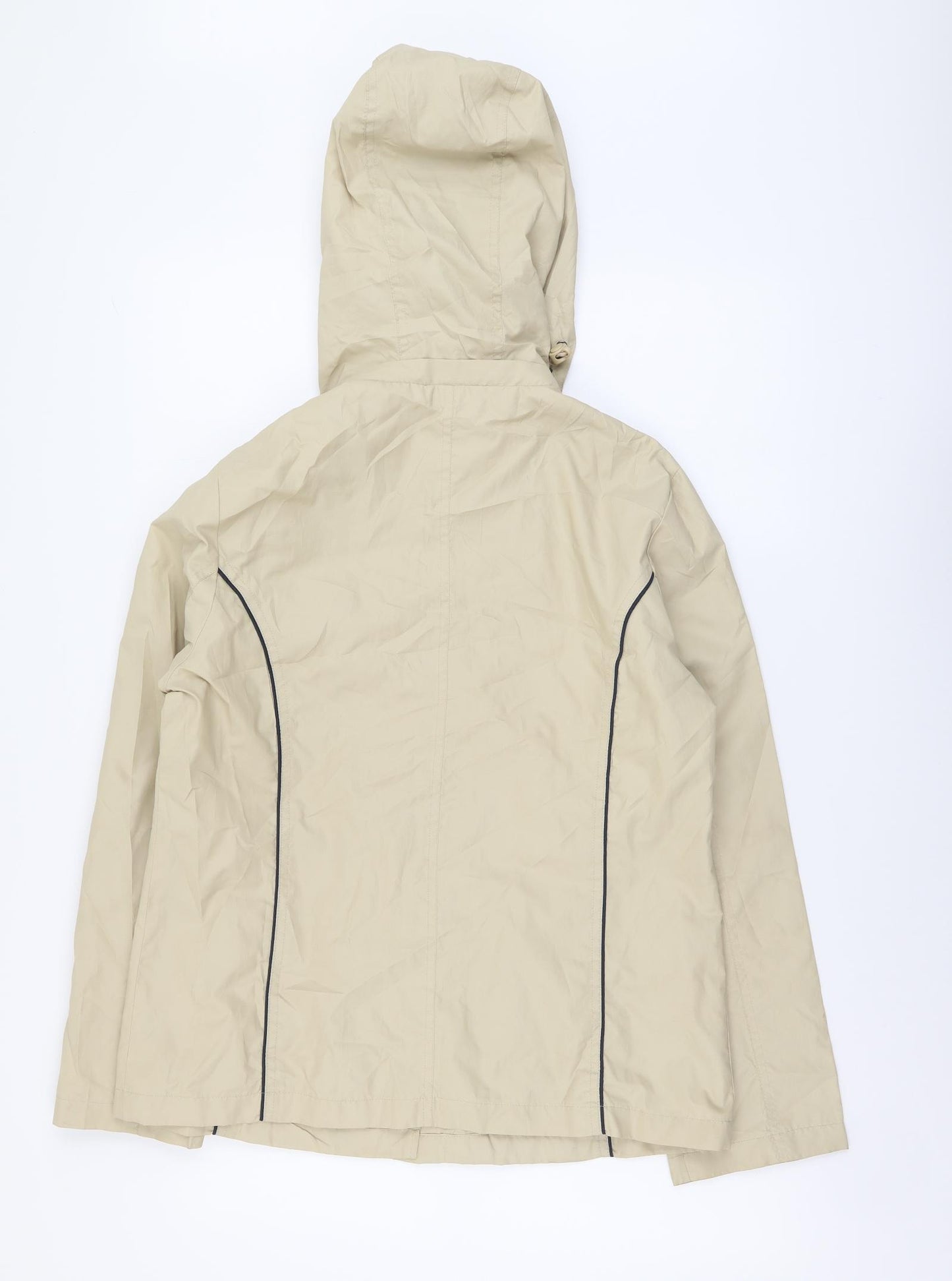 John Lewis Womens Beige Jacket Size 10 Zip