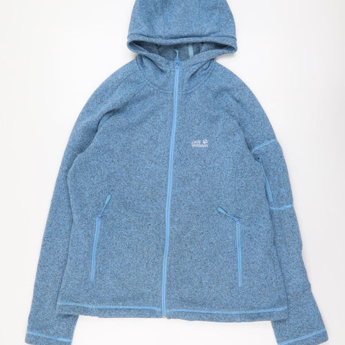Jack Wolfskin Womens Blue Jacket Size 14 Zip