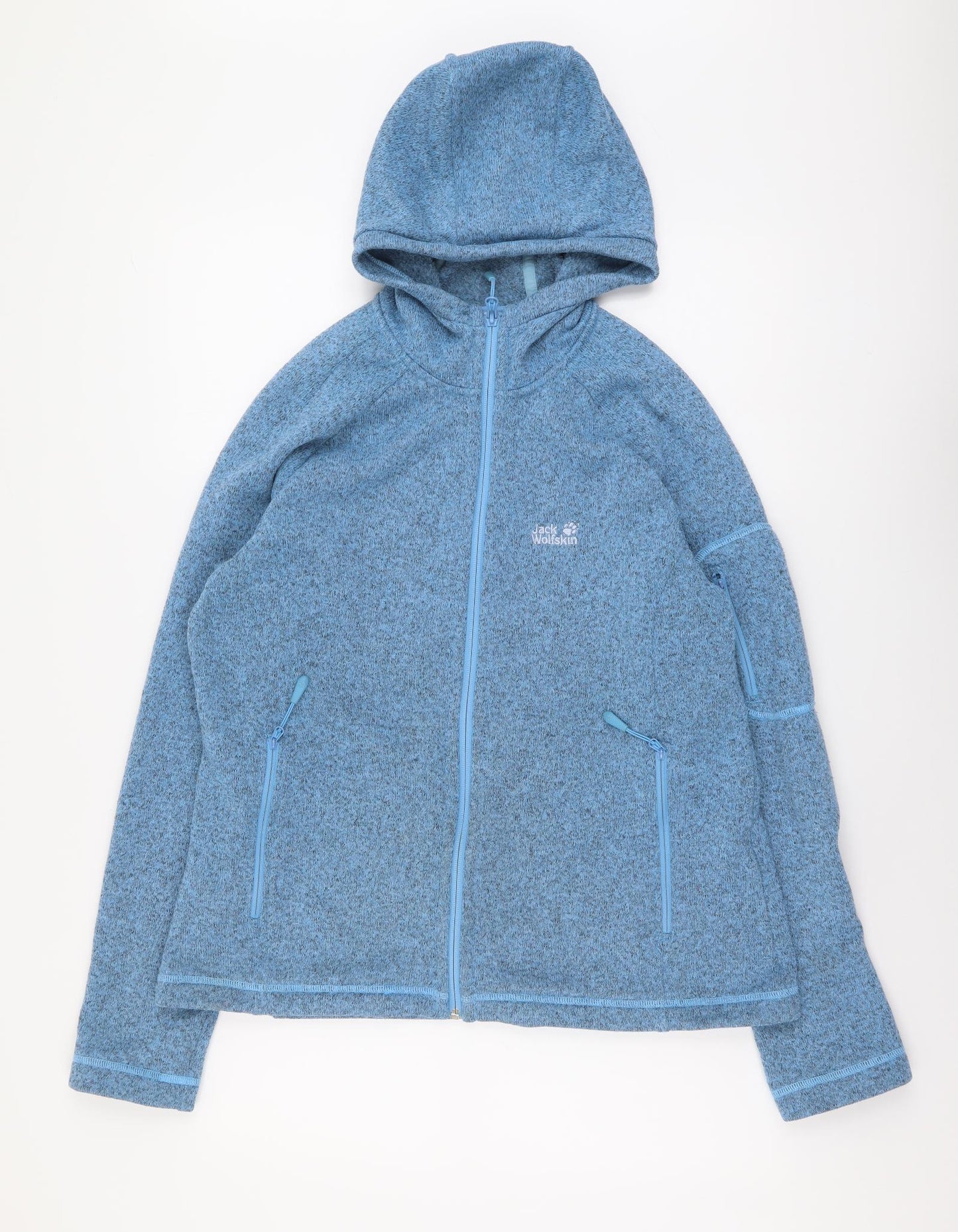 Jack Wolfskin Womens Blue Jacket Size 14 Zip