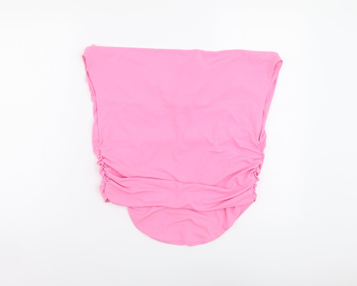 Zara Womens Pink Polyester Basic Tank Size 2XL Square Neck