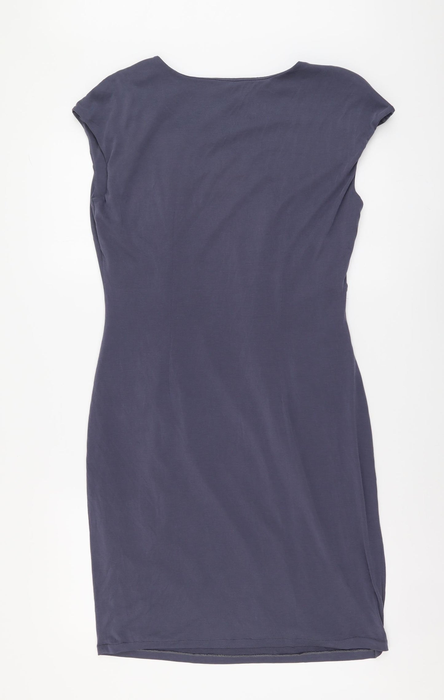 Per Una Womens Grey Modal Shift Size 14 Cowl Neck Pullover