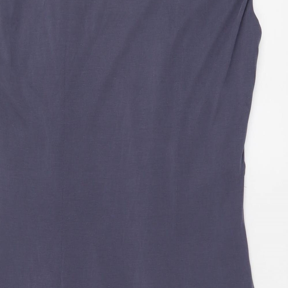 Per Una Womens Grey Modal Shift Size 14 Cowl Neck Pullover