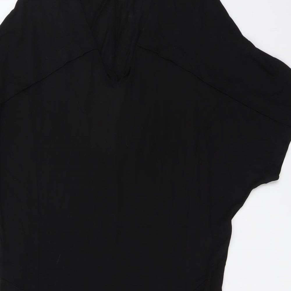 Kin Womens Silver Lyocell A-Line Size S Round Neck Pullover