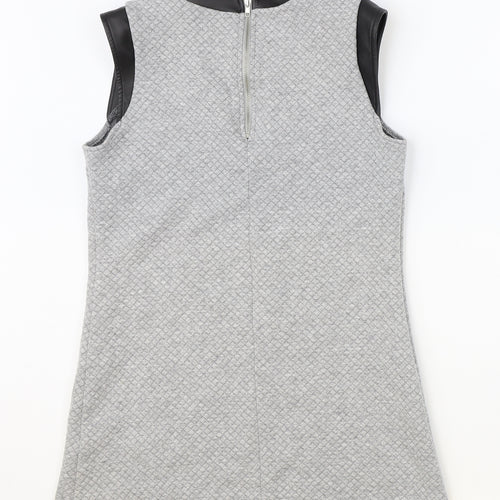 Kellylove Womens Grey Polyester Basic Tank Size S Round Neck