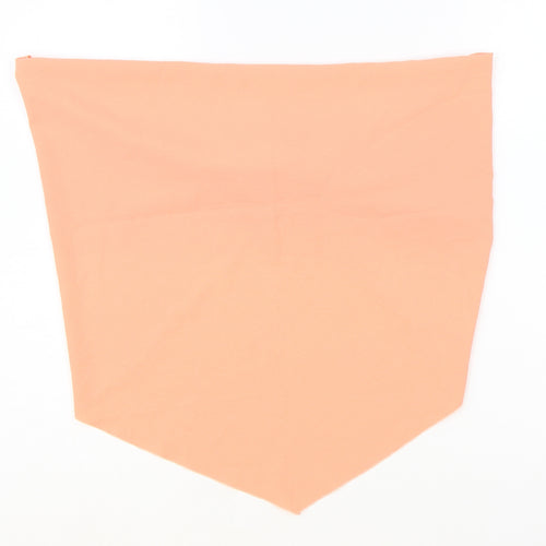 COLLUSION Womens Pink Polyester Cropped Tank Size 8 Off the Shoulder