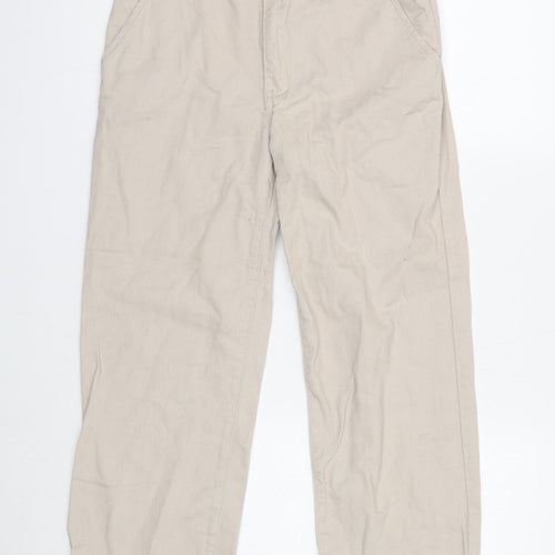 FOREVER 21 Womens Ivory Cotton Straight Jeans Size 26 in Regular Zip