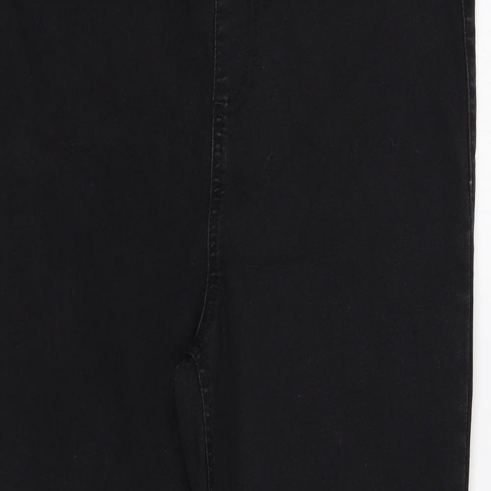 Marks and Spencer Womens Black Cotton Jegging Jeans Size 14 Regular