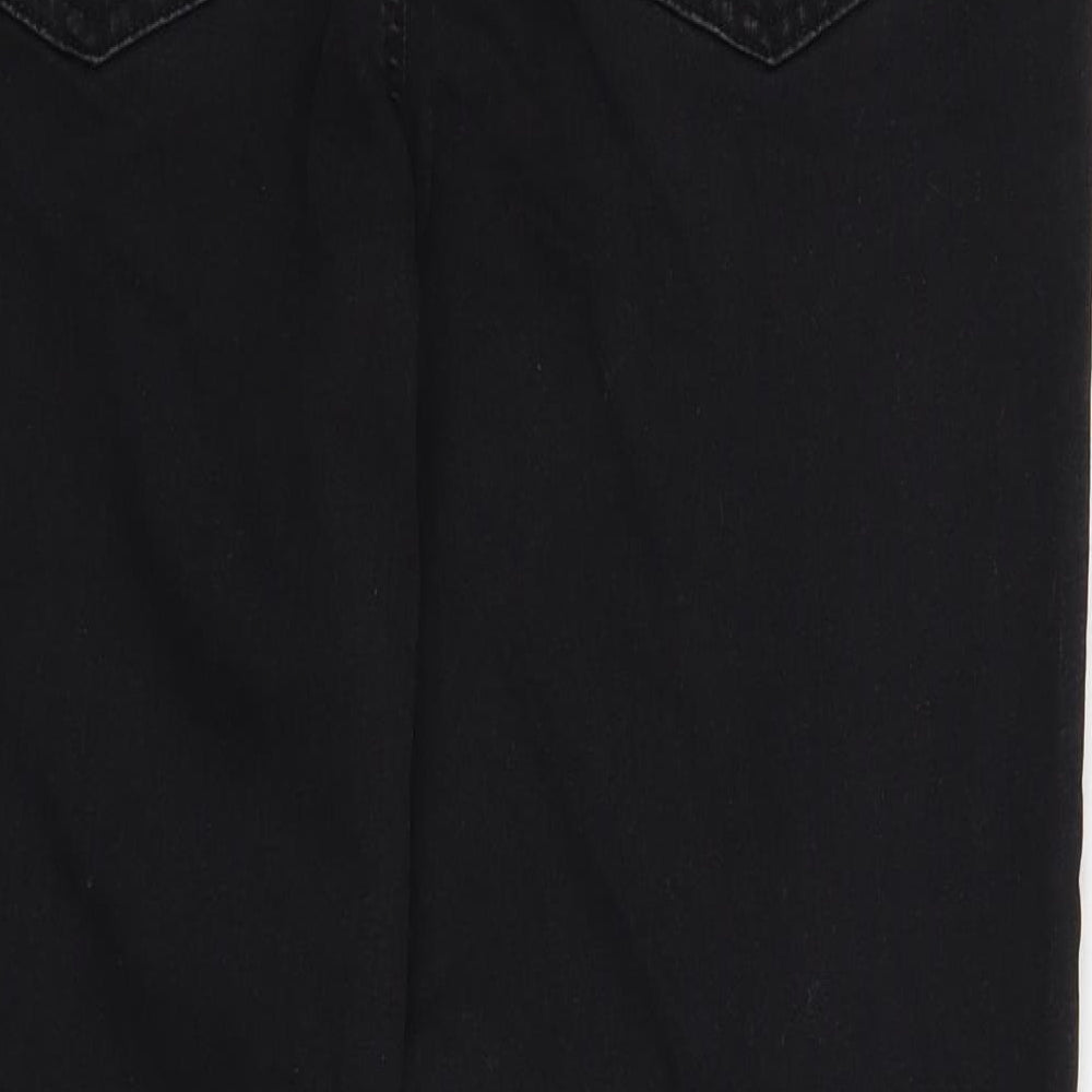 Marks and Spencer Womens Black Cotton Jegging Jeans Size 14 Regular