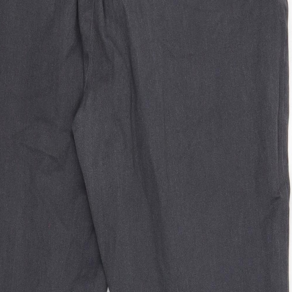 DOCKERS Mens Grey Cotton Straight Jeans Size 40 in L32 in Regular Zip
