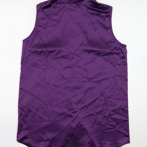 51North Womens Purple Polyester Tunic Tank Size 10 V-Neck