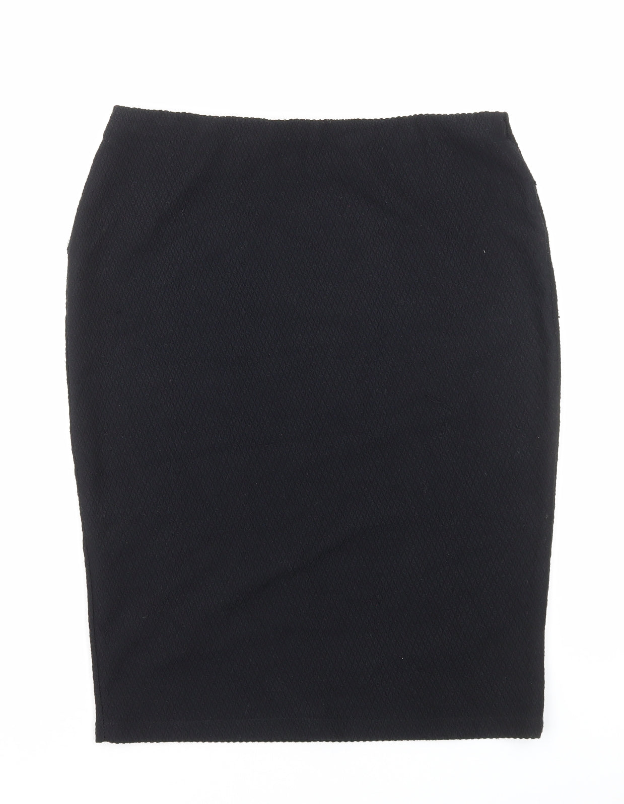 TU Womens Black Polyester Straight & Pencil Skirt Size 12