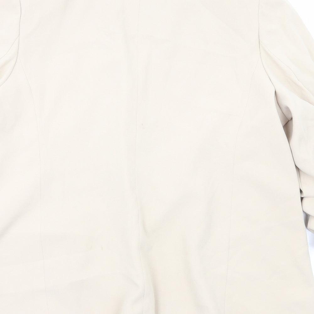 Marks and Spencer Womens Beige Jacket Blazer Size 20