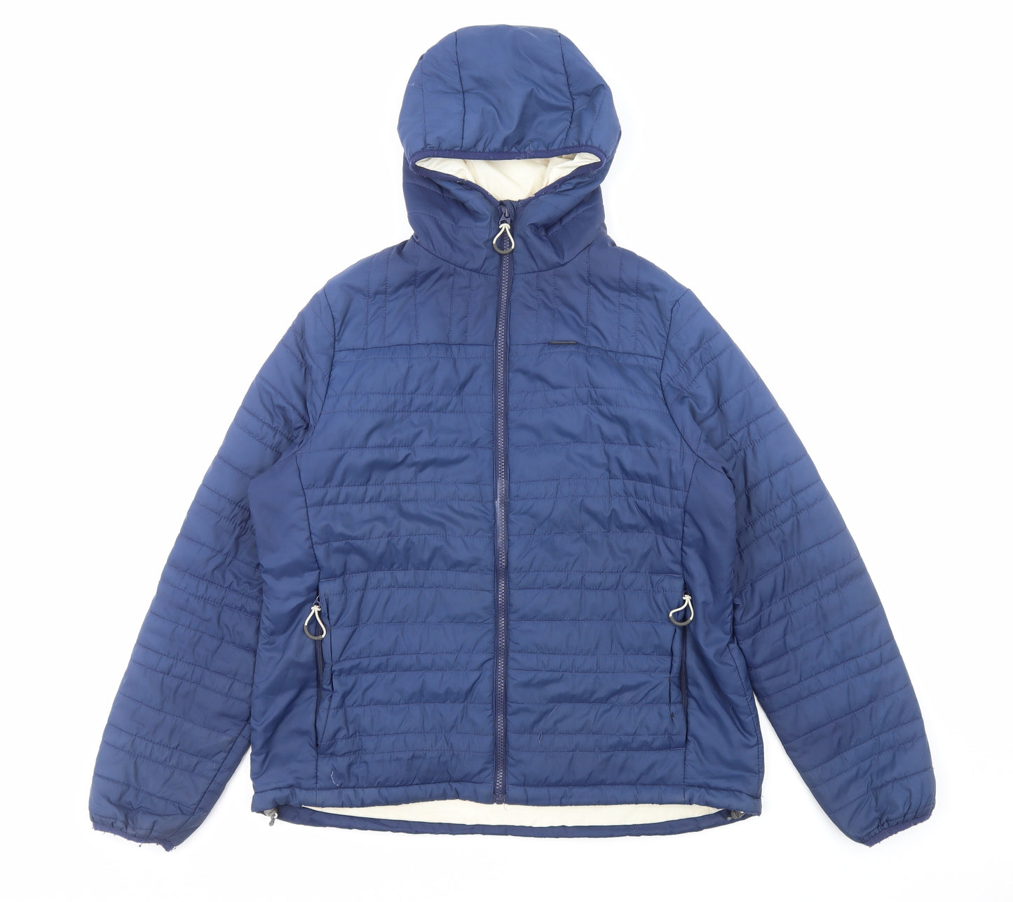 Craghoppers Womens Blue Quilted Jacket Size 14 Zip