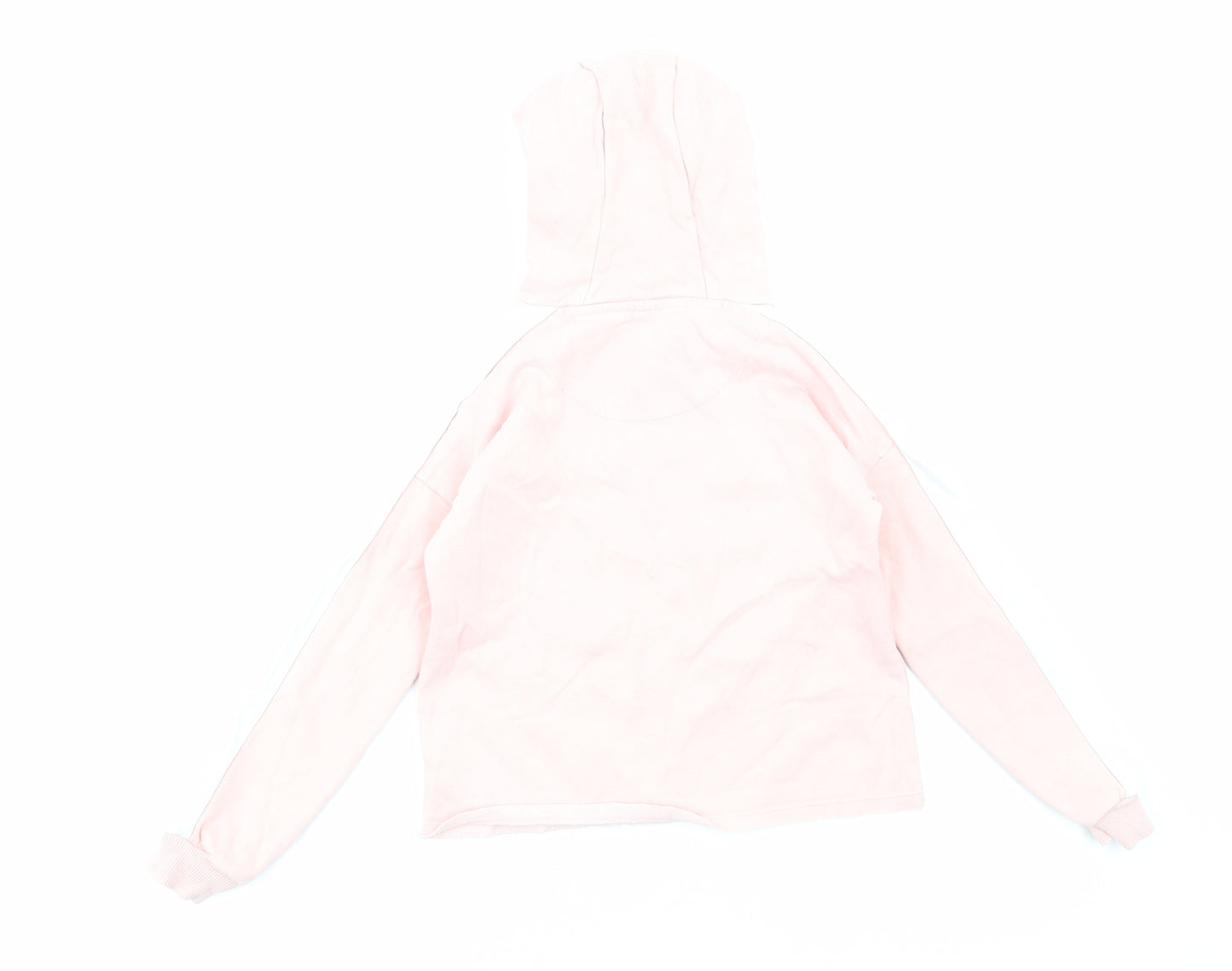 F&F Girls Pink Cotton Pullover Hoodie Size 9-10 Years Pullover - Hey