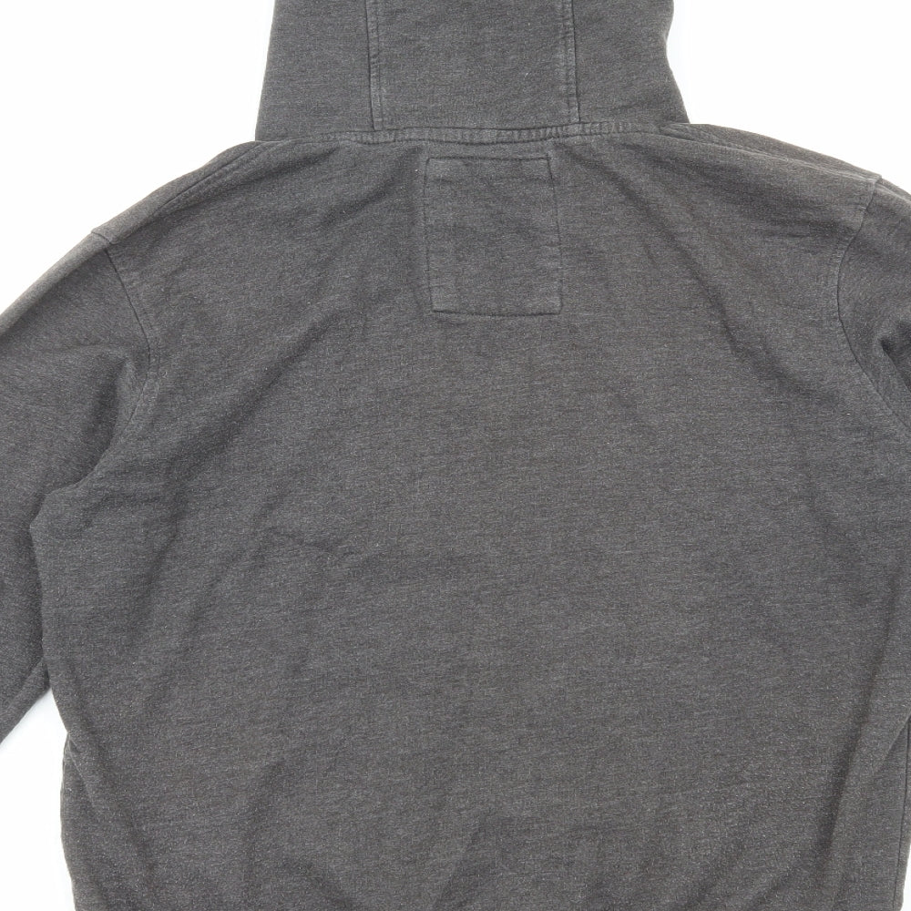 Cross Hatch Womens Grey Cotton Pullover Hoodie Size M Pullover