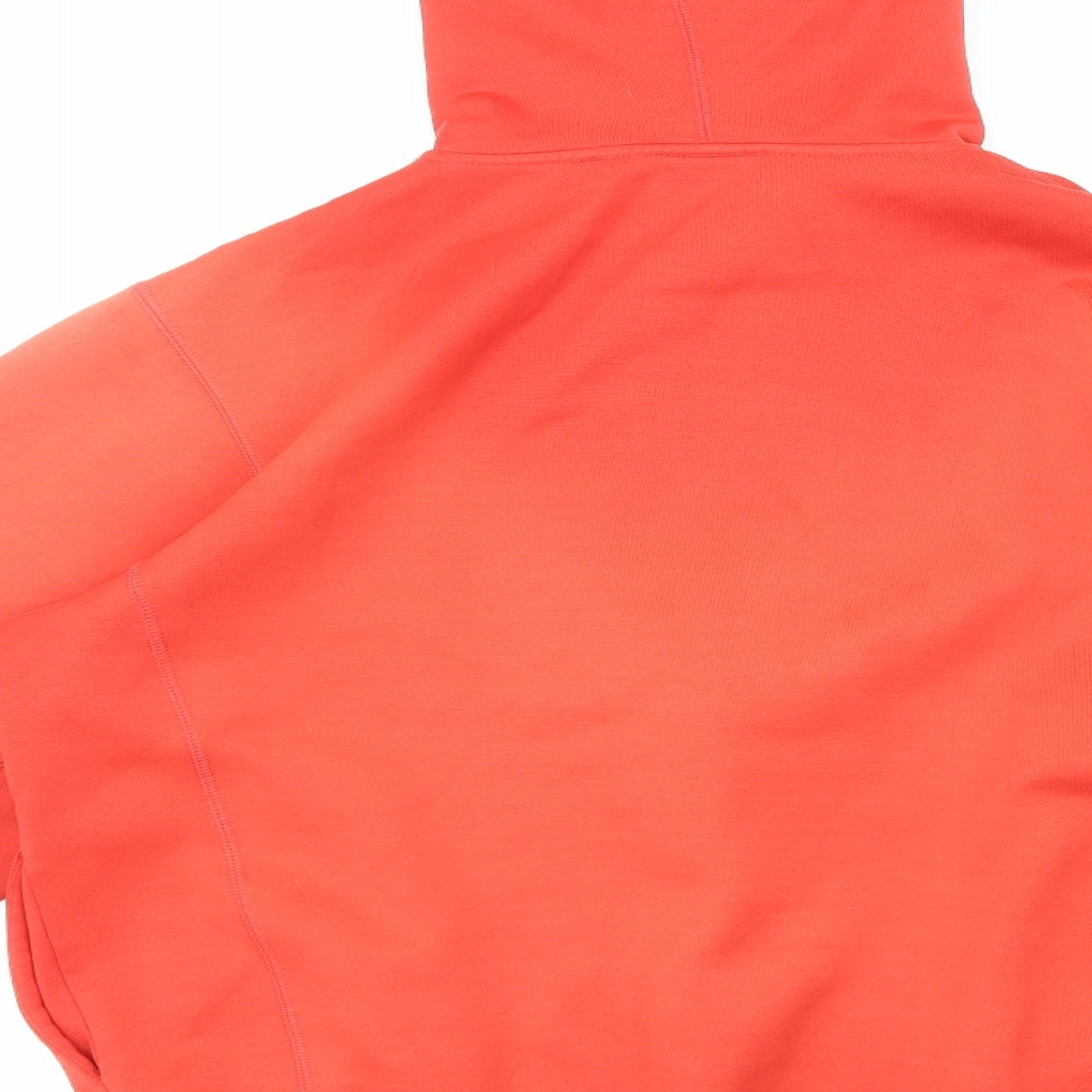 Lonsdale Mens Red Polyester Full Zip Hoodie Size M