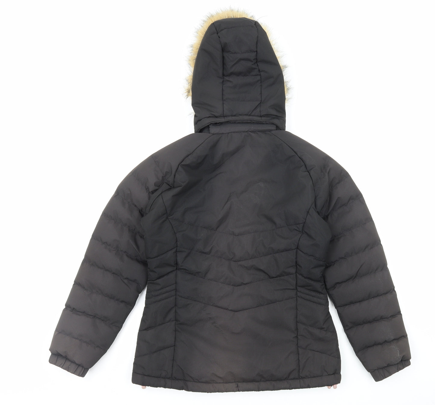Trespass Womens Black Quilted Coat Size S Zip