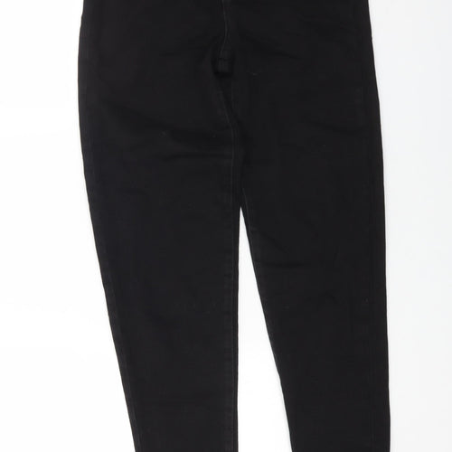 George Womens Black Cotton Skinny Jeans Size 8 L27 in Regular Button