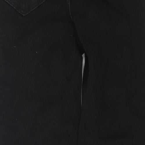 George Womens Black Cotton Skinny Jeans Size 8 L27 in Regular Button