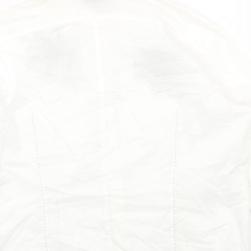 Gerry Weber Womens White Cotton Basic Button-Up Size 18 Collared