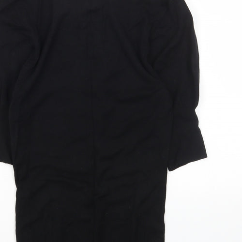 Select Womens Black Round Neck Acrylic Tunic Jumper Size 10 - Bow sequin print