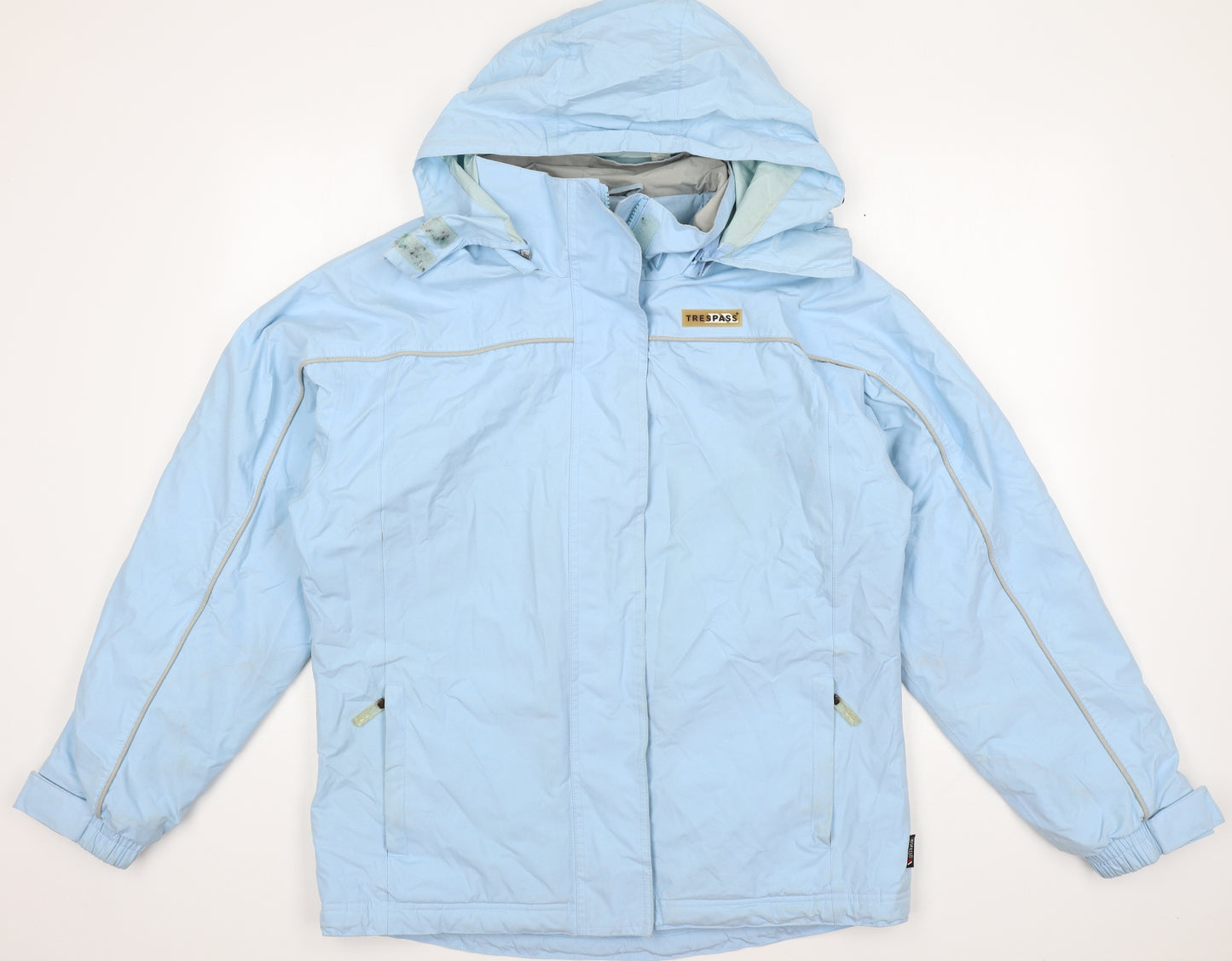 Trespass Womens Blue Windbreaker Jacket Size L Zip