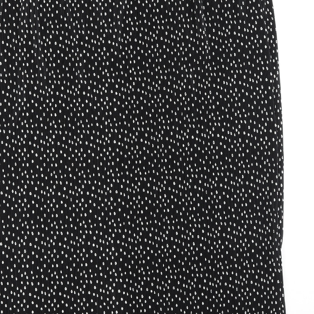 Papaya Womens Black Geometric Polyester Straight & Pencil Skirt Size 24