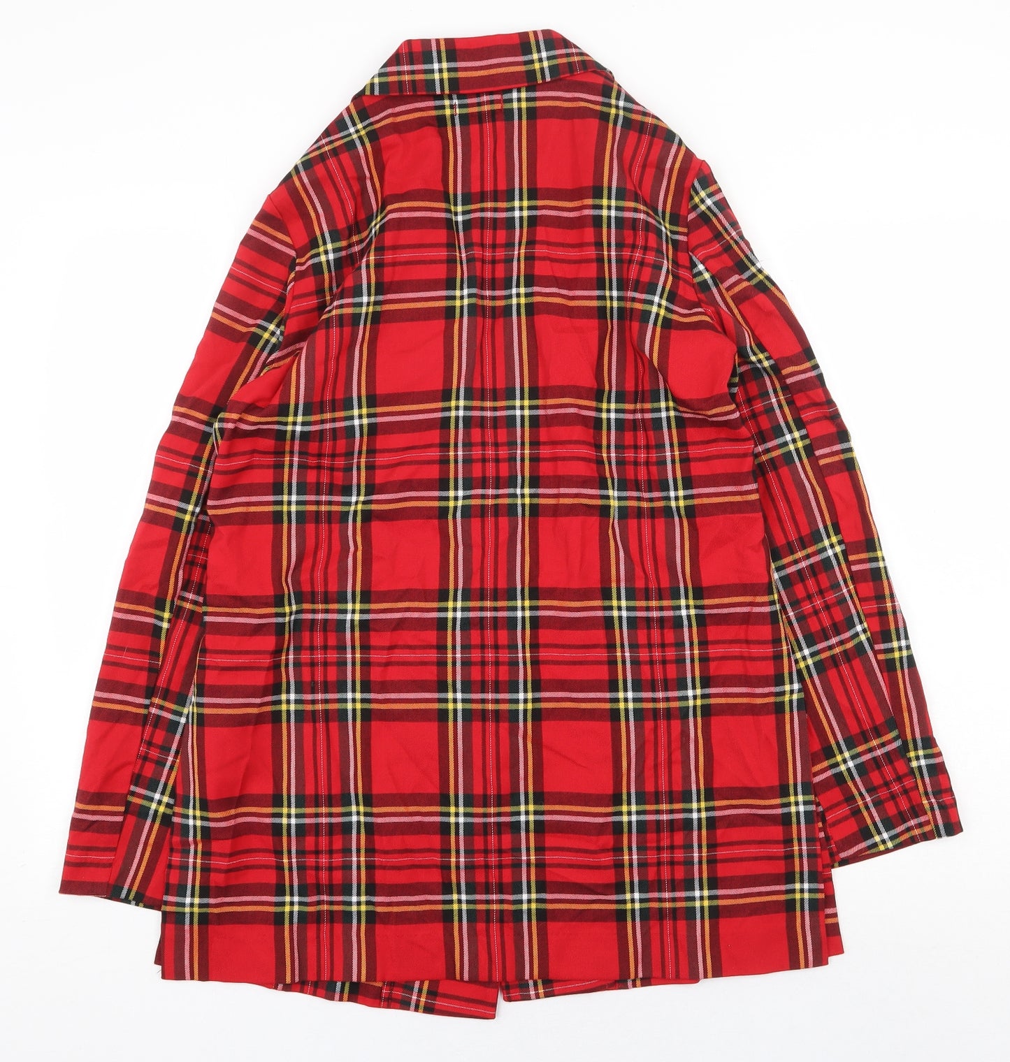 Stradivarius Womens Red Geometric Jacket Size L