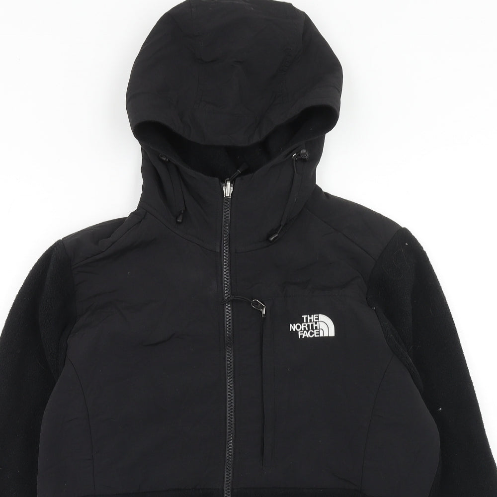 The North Face Womens Black Windbreaker Jacket Size M Zip