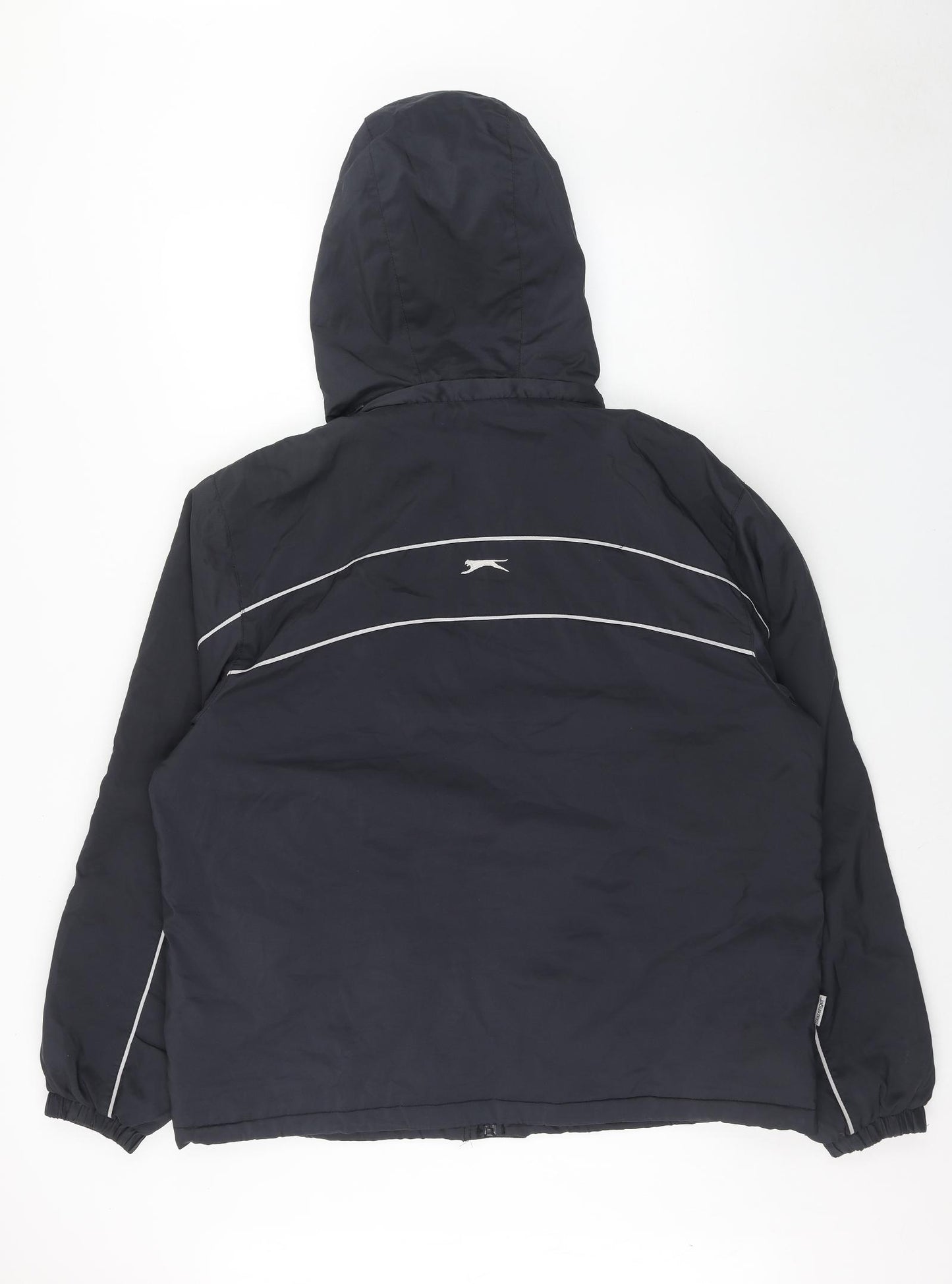 Slazenger Mens Blue Windbreaker Coat Size L Zip