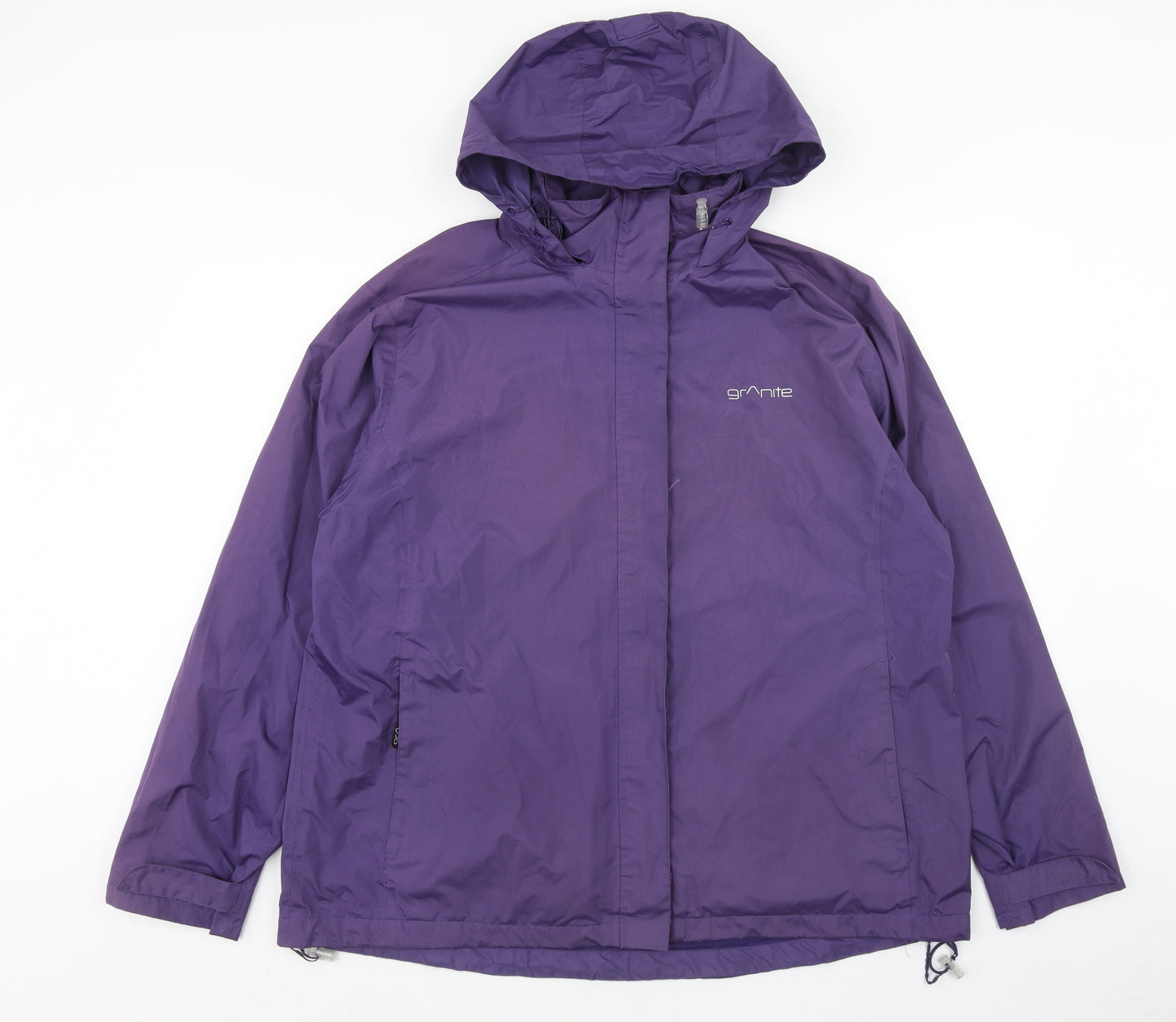 Granite Outdoors Womens Purple Windbreaker Jacket Size 20 Zip