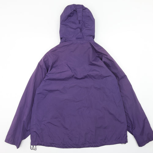 Granite Outdoors Womens Purple Windbreaker Jacket Size 20 Zip