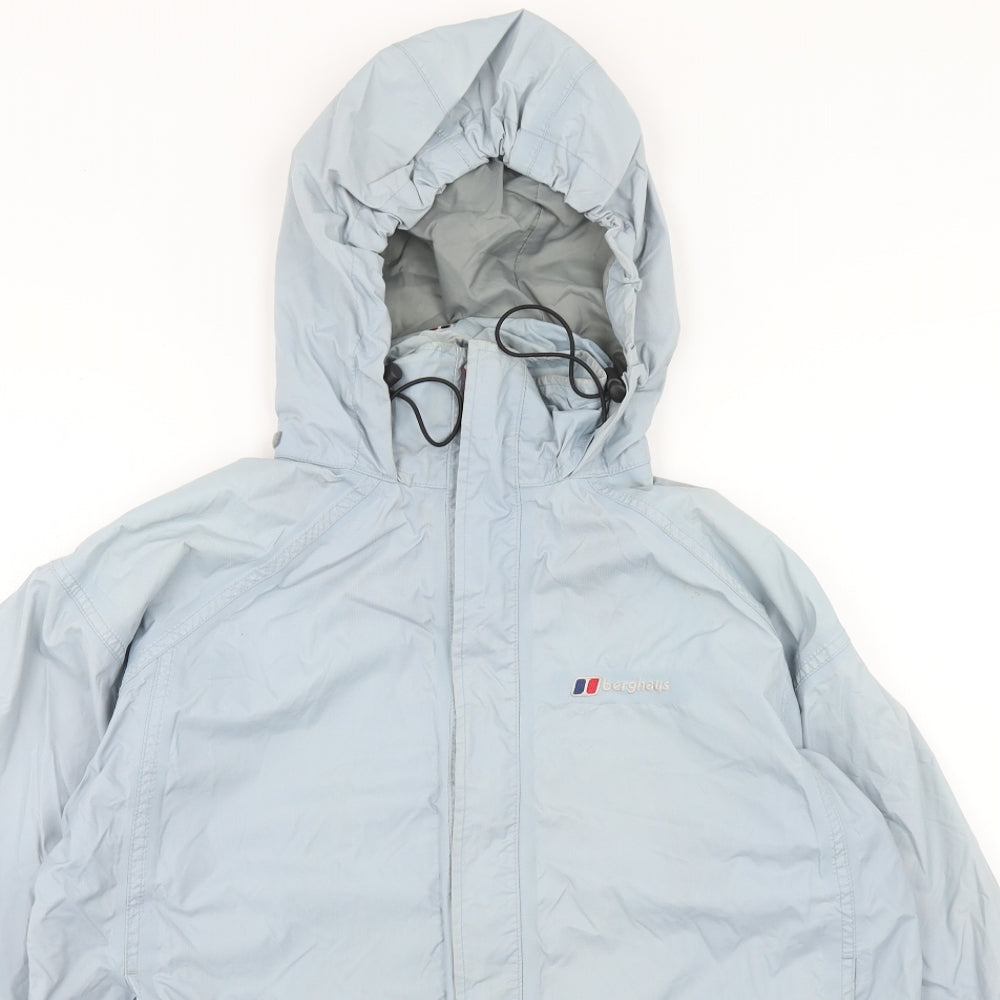 Berghaus Womens Blue Windbreaker Jacket Size 12 Zip