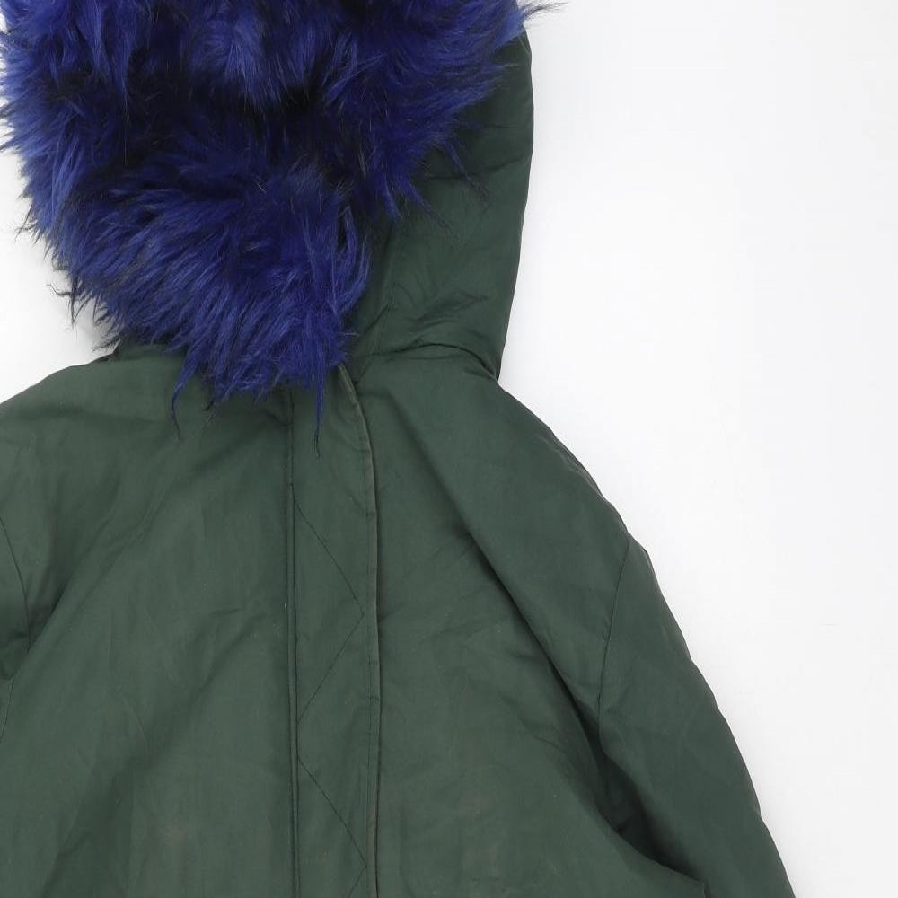 Betty Kay Womens Green Jacket Size 14 Snap