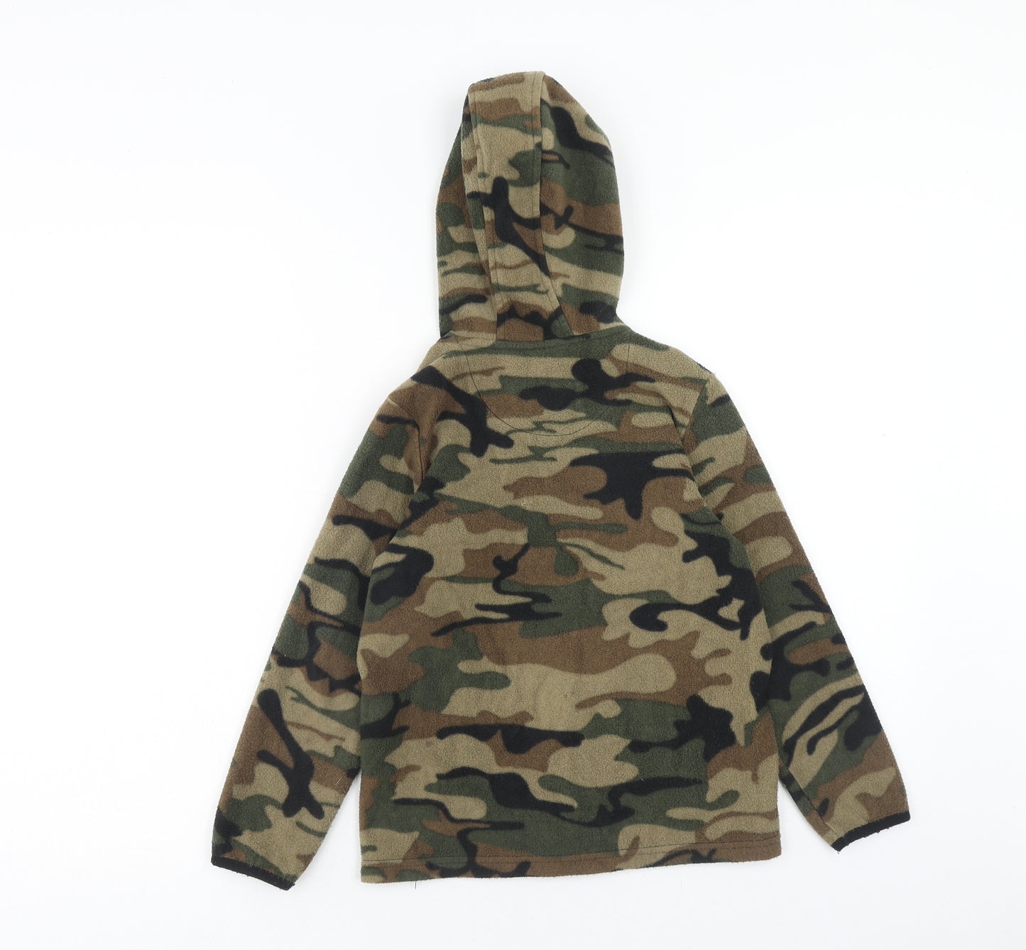 Peter Storm Boys Green Camouflage Jacket Size 7-8 Years Zip